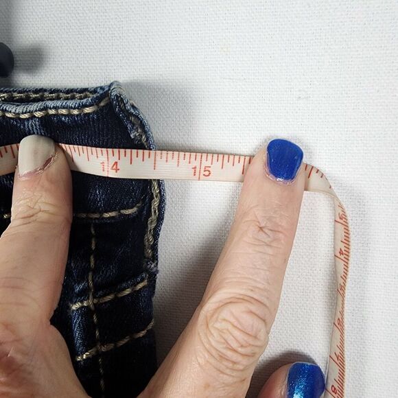 Big Star Jeans Remy Boot Low Rise Fit Western Blue Denim Womens 27L Long Y2K - Picture 3 of 7